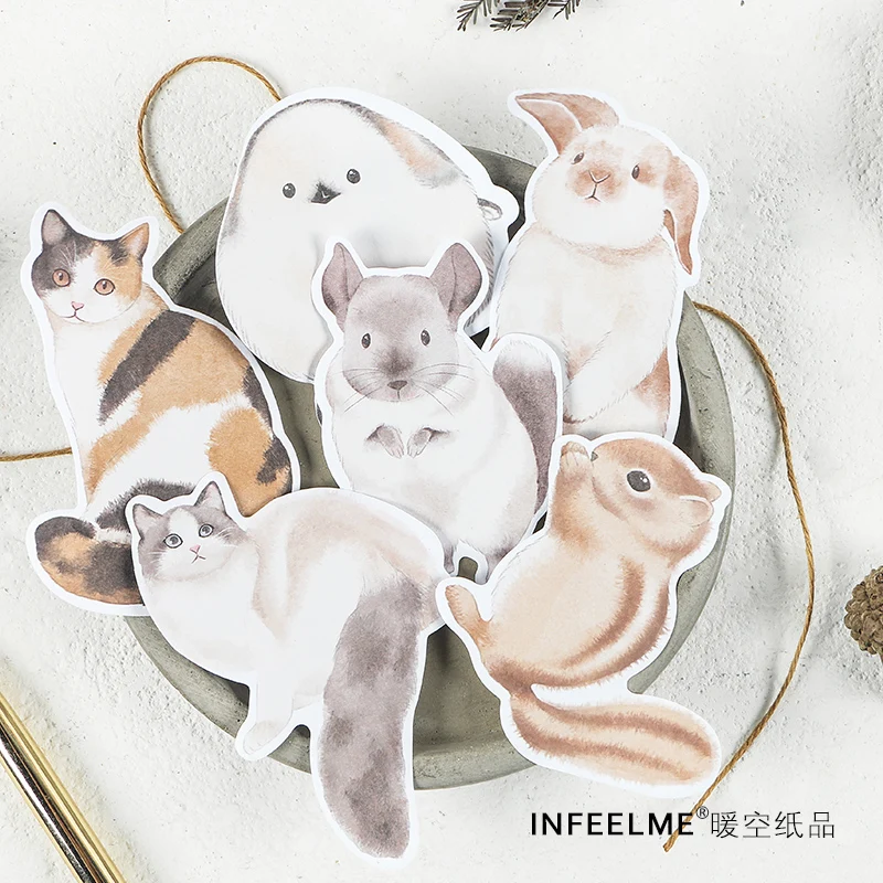 Infeel.me в виде животного, блокнот для заметок, бумажный блокнот для заметок
