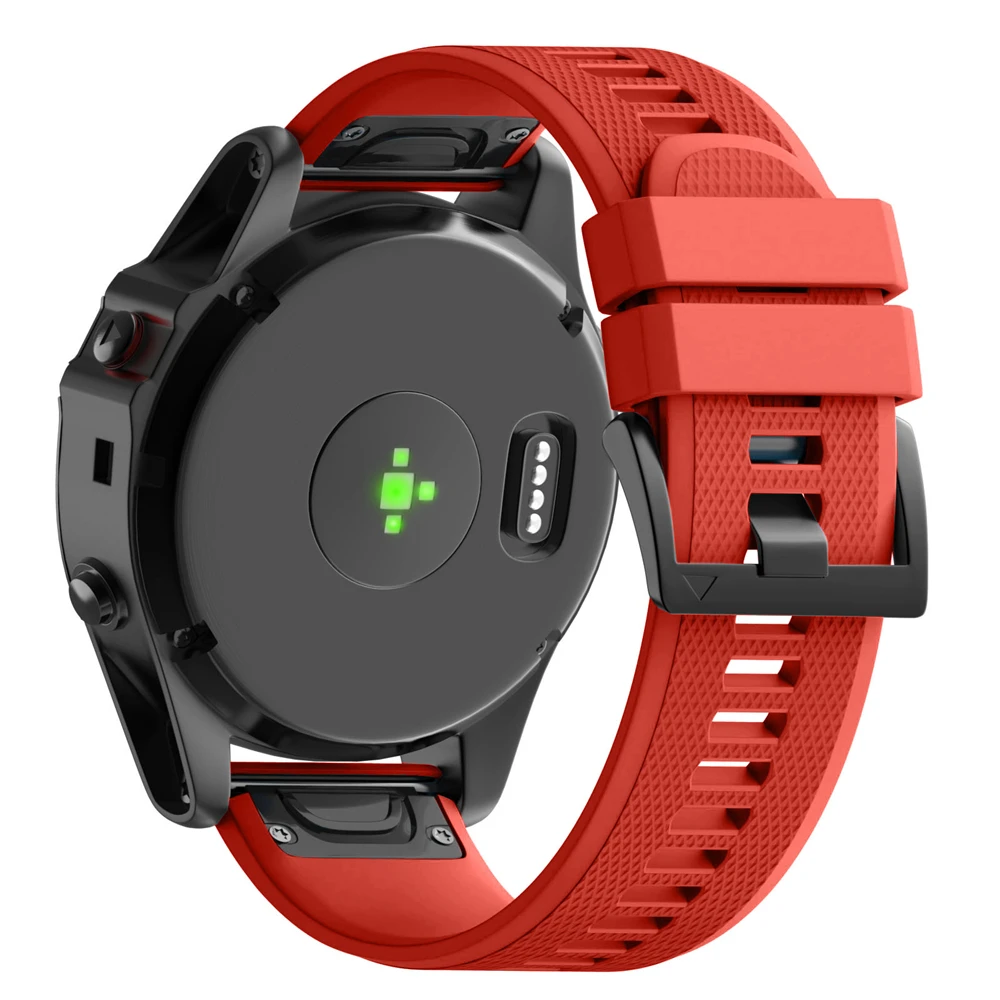 Ремешок для наручных часов Garmin fenix 5X 3 3HR быстросъемный силиконовый браслет D2