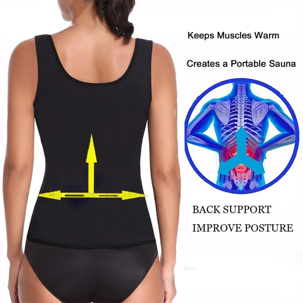 Банный костюм формирователь тела для женщин стройнящий жилет рубашка сауны