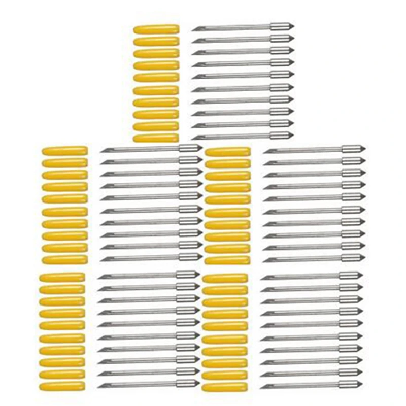 

50Pcs Cb09 Vinyl Cutter Blades for Graphtec CB09U Silhouette Cameo Craftrobo Cutting Plotter Knife 30Degree Cricut Blade