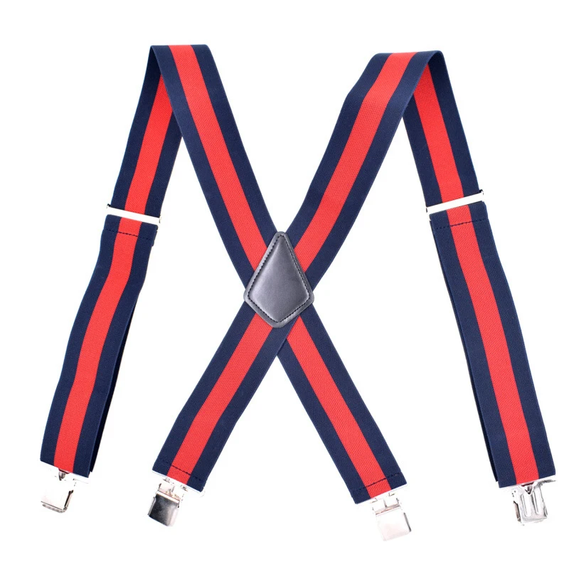 Подтяжки для мужчин тяжелые металлические зажимы штанов и брюк большие размеры 5