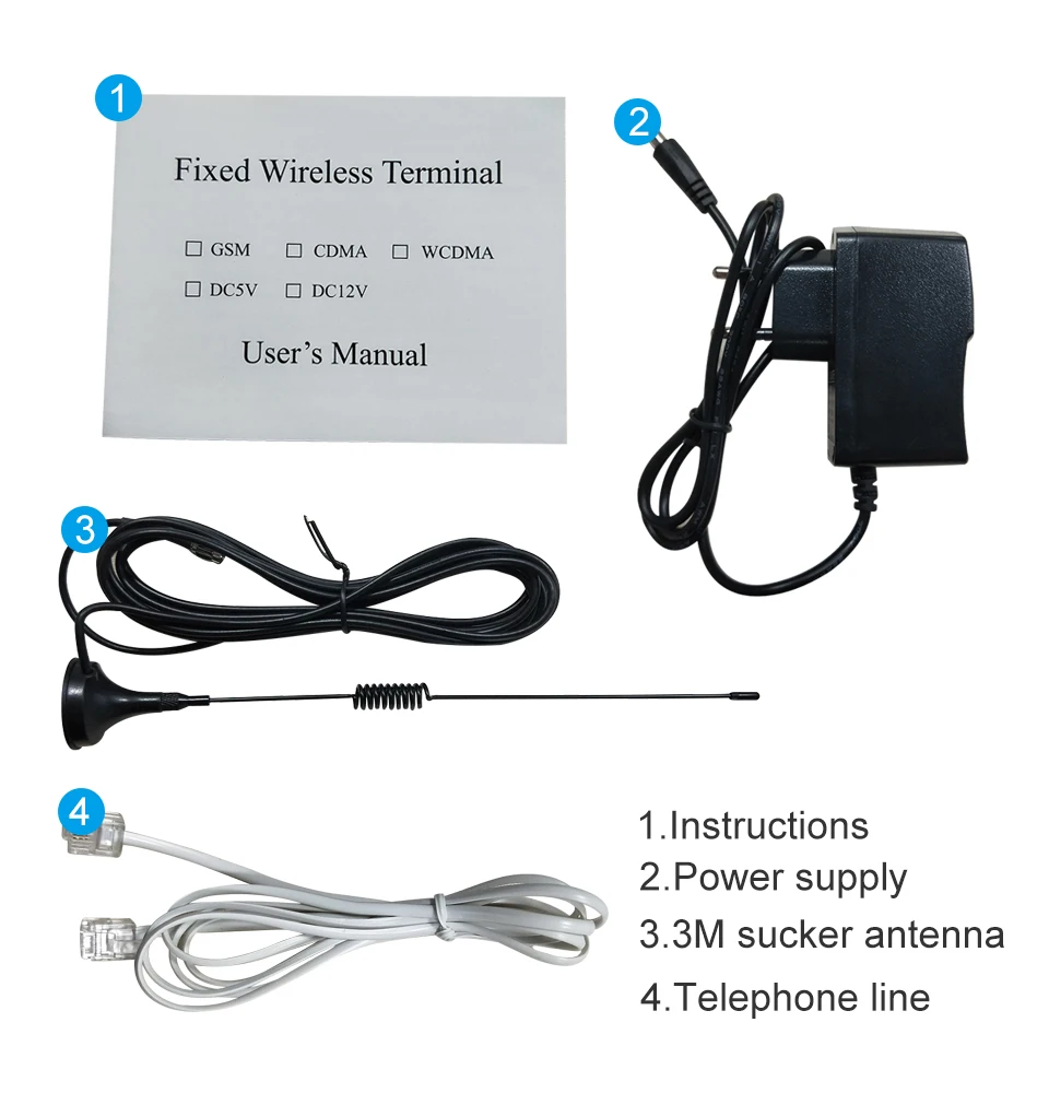GSM 850/900/1800/1900 МГц стационарная радиостанция с ЖК-дисплей дисплей, поддержка аварийная система, АТС, clear voice, стабильный сигнал