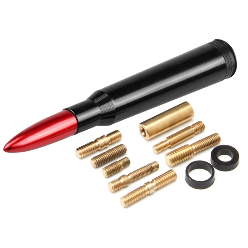 

Universal Aluminium Car SUV Bullet Antenna Anti Theft Copper Coil Short Antenna