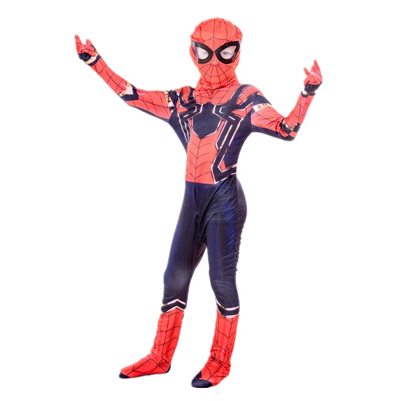 костюм железного человека безумный азарт косплей хэллоуин одежда Детский для