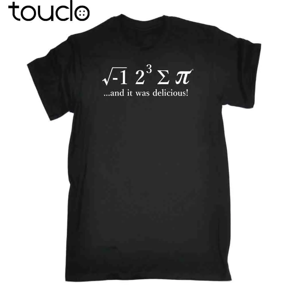 Молодежный круглый воротник индивидуальные футболки Для мужчин и съел пирог 8