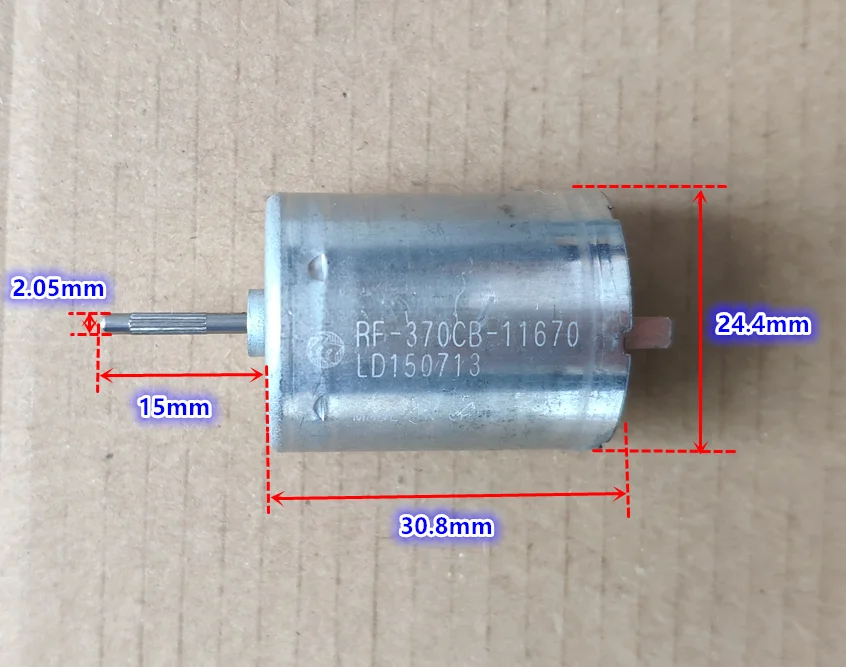 Оригинальные Mabuchi 12V ~ 24V 3000rpm 6000 об/мин металлическая щетка тихий двигатель