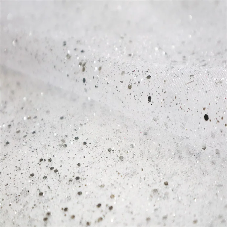 Блестящая марлевая ткань с блестками 150 см x 200 мягкая для красивого банкетного