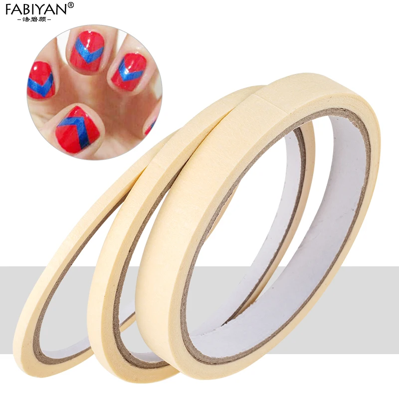 3 шт./компл. лента для нейл арта рулон клейкая украшения края направляющие