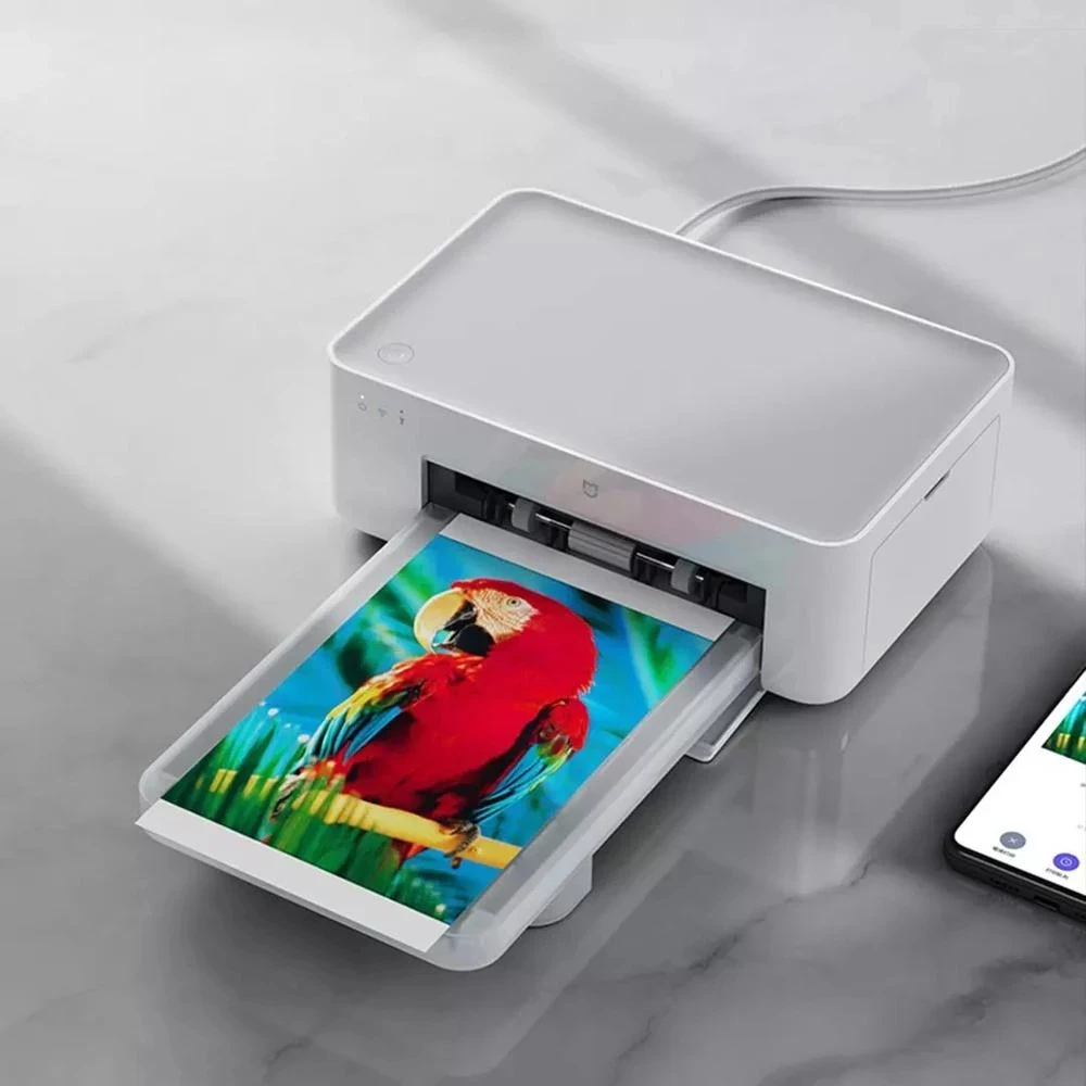 

2022 Новый беспроводной фотопринтер Xiaomi Mijia термосублимационный 6-дюймовый цветной HD Wi-Fi Bluetooth Автомобильный пленочный принтер для iOS Android