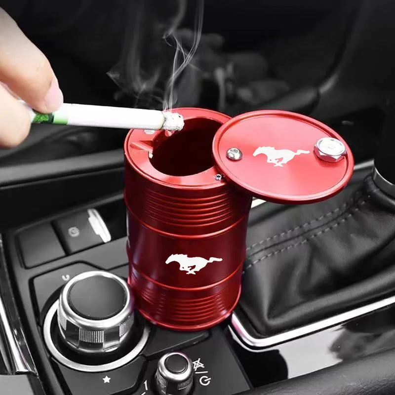 

Suitable for Ford Mustang F-150 F-250 GT automobile metal ashtray personalized fashion high-end ashtray