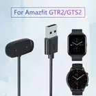 USB зарядный кабель для передачи данных для Xiaomi Amazfit GTR2 GTS2 BiP Поп Смарт-часы USB для зарядки и быстрой зарядки аксессуары силового кабеля