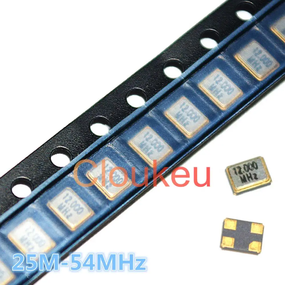 2520 2,0*2,5 мм кристалл 25 м 26 м 27 м 27,12 м 30 м 32 М 33 м 33,330 М 36 м 40 м 48 м 50 м 54 МГц