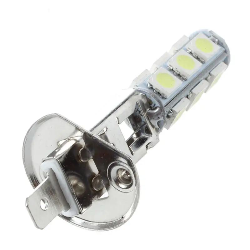 2 шт. авто светильник головной H1 белый 13 SMD 5050 светодиодный чипы|Передние LED-фары