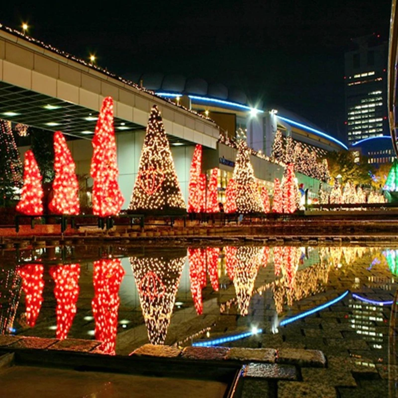 Мерцающий Звездный прозрачный светильник s 5 м 10 для помещений открытый феи 8