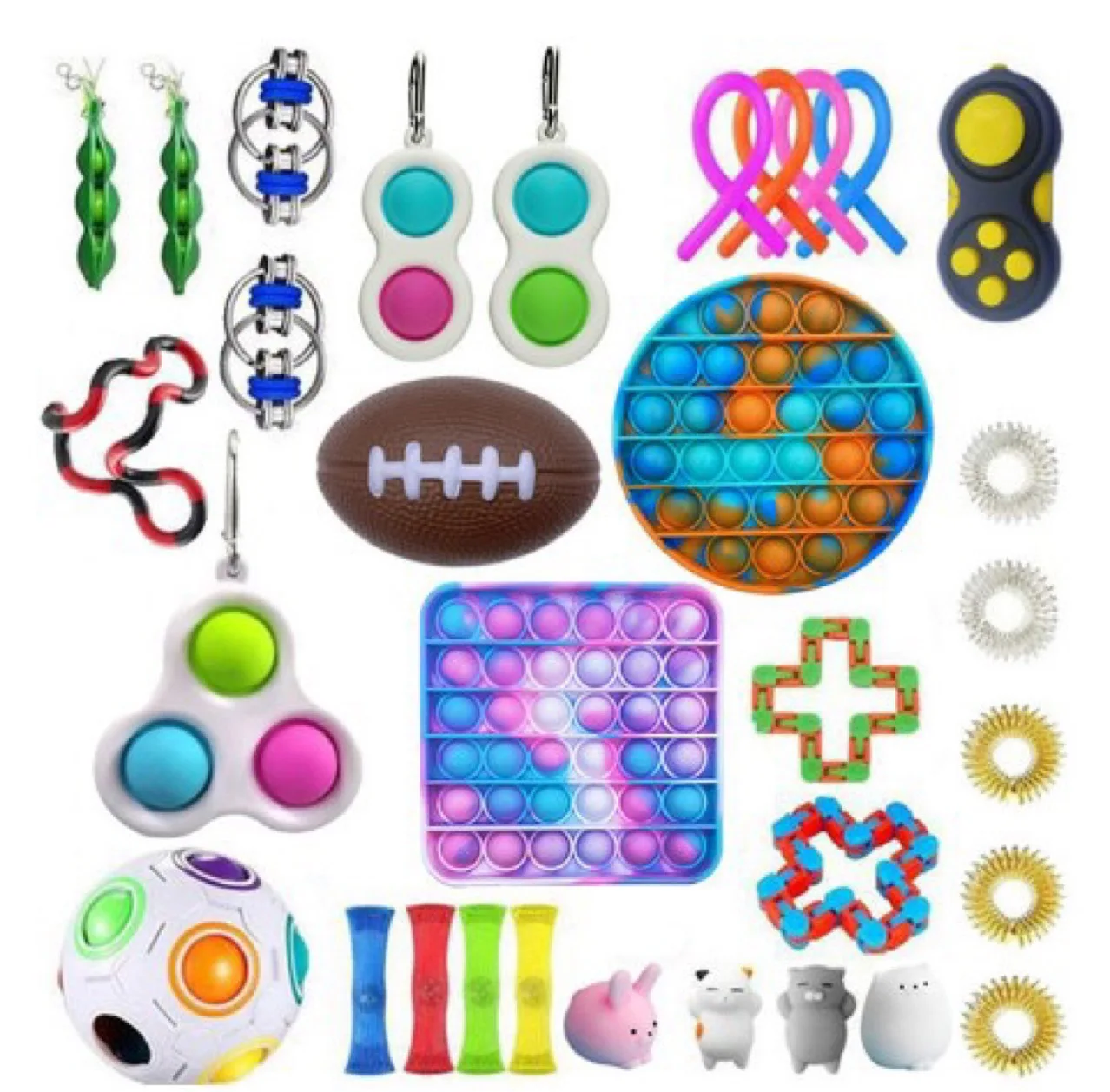 

Colorful Rodent Pioneer Decompression Toy Set Children's Adult Bubble Music Decompression Toys Portfolio