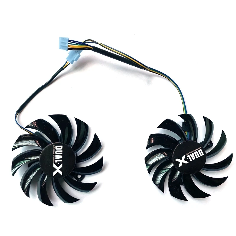 2 шт. 75 мм Firstd FD7010H12S 4-контактный охлаждающий вентилятор для Sapphire R9 270 GTX 550 750 770 Ti ASUS