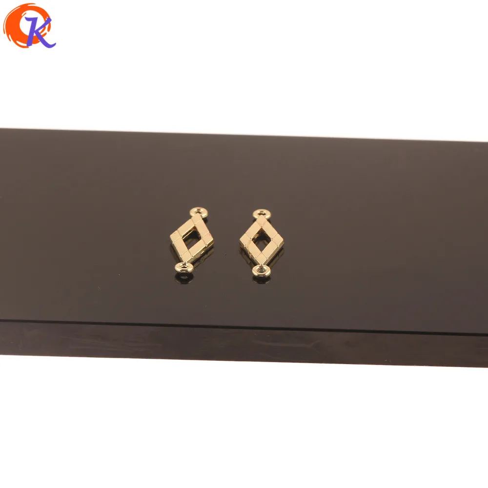 

Cordial Design 100Pcs 9*26MM Jewelry Accessories/Earrings Connectors/Rhombus Shape/DIY Jewelry Making/Hand Made/Earring Findings