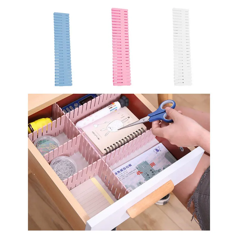

4 Pcs Plastic Storage Drawer Home Space Saving Cabinet Organizers Bedroom Adjustable Free Combination Shelves Household Supplies