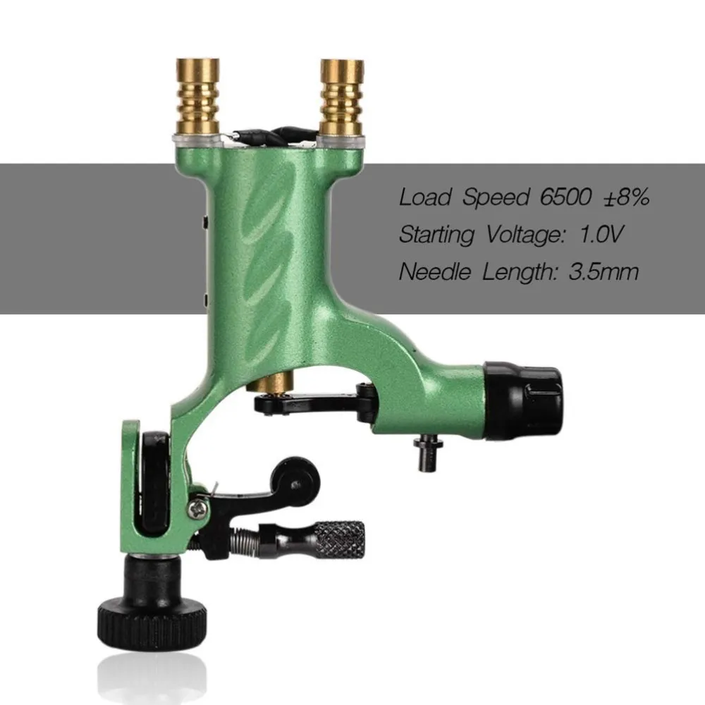 

1 Set of Utility Delineating Rotary Motor Tattoo Machine Multifunction Lower Noise Tattoo Liner Shader with Color Circle for Beg