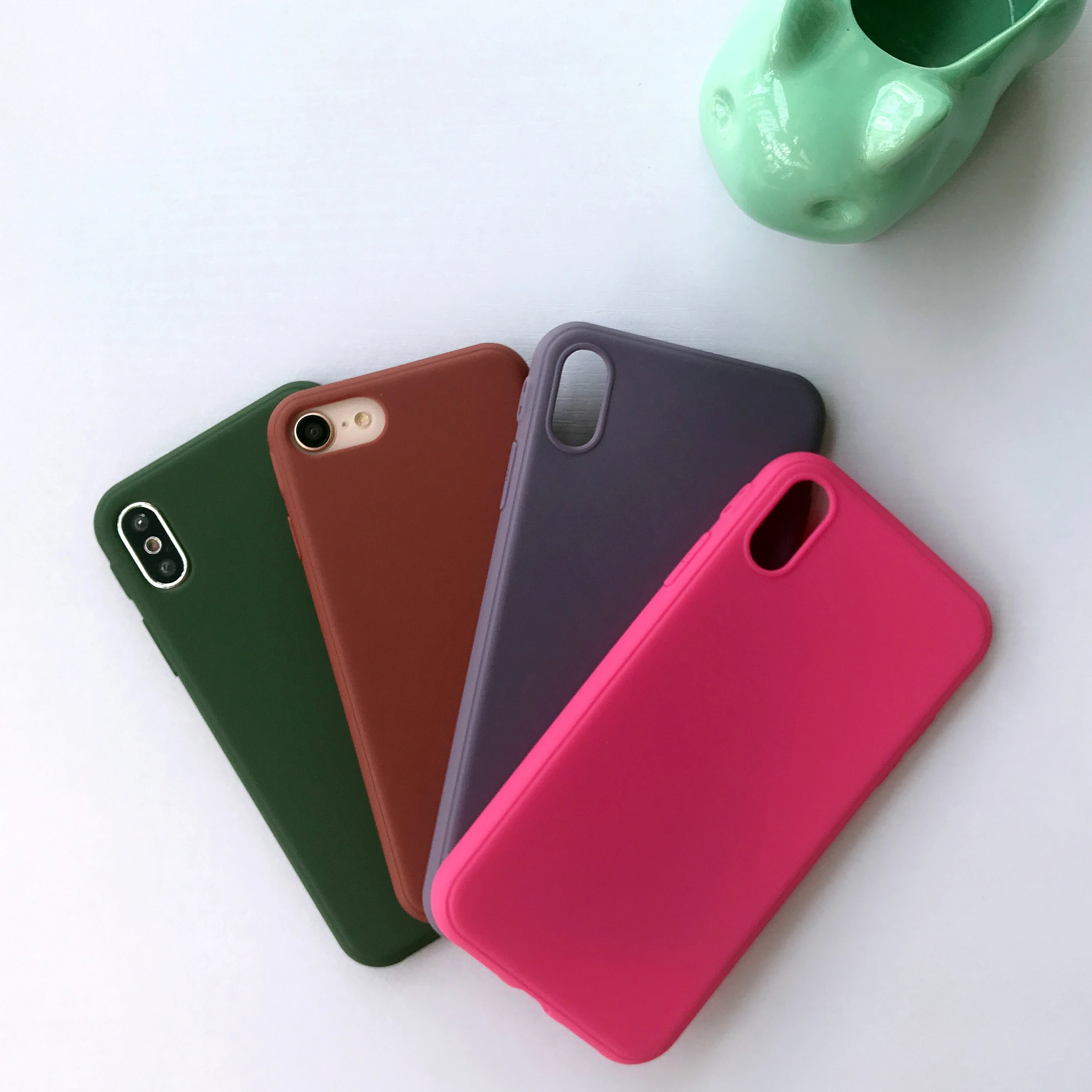 Однотонный простой дизайнерский чехол для телефона iPhone 13 Pro 12 mini XR 6 6s 7 8 plus XS MAX X