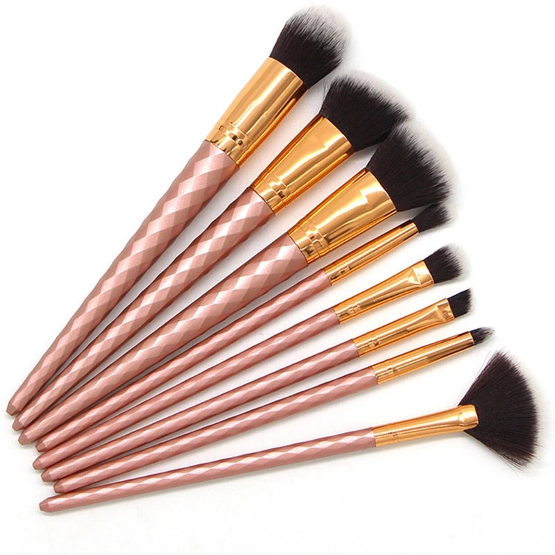 

8Pcs Makeup Brushes Tool Set Cosmetic Powder Eye Shadow Foundation Blush Blending Beauty Make Up Brush