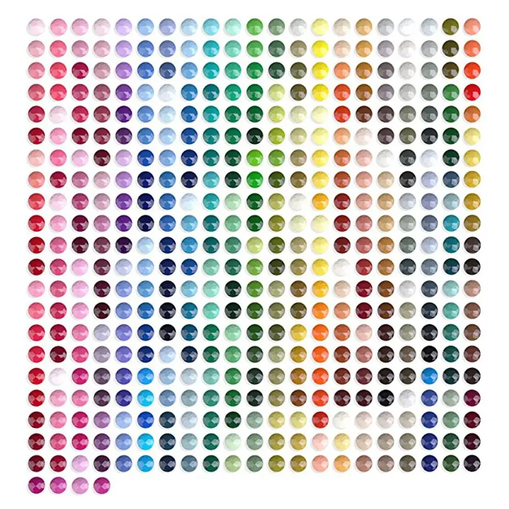

445 Color Round Diamond 5D Rhinestones Painting DIY 2.8mm Loose Diamond Accessories Manual Crafts Rhinestones Beads Sequin