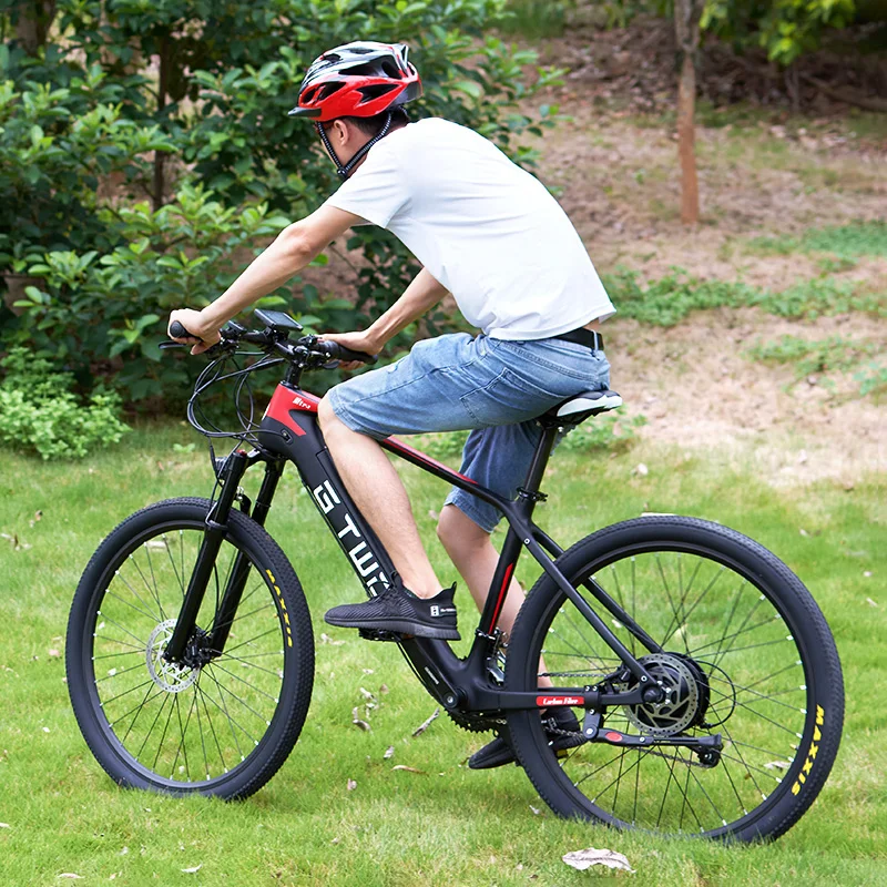 2021 Новый Электрический горный велосипед из углеродного волокна 350 Вт 500