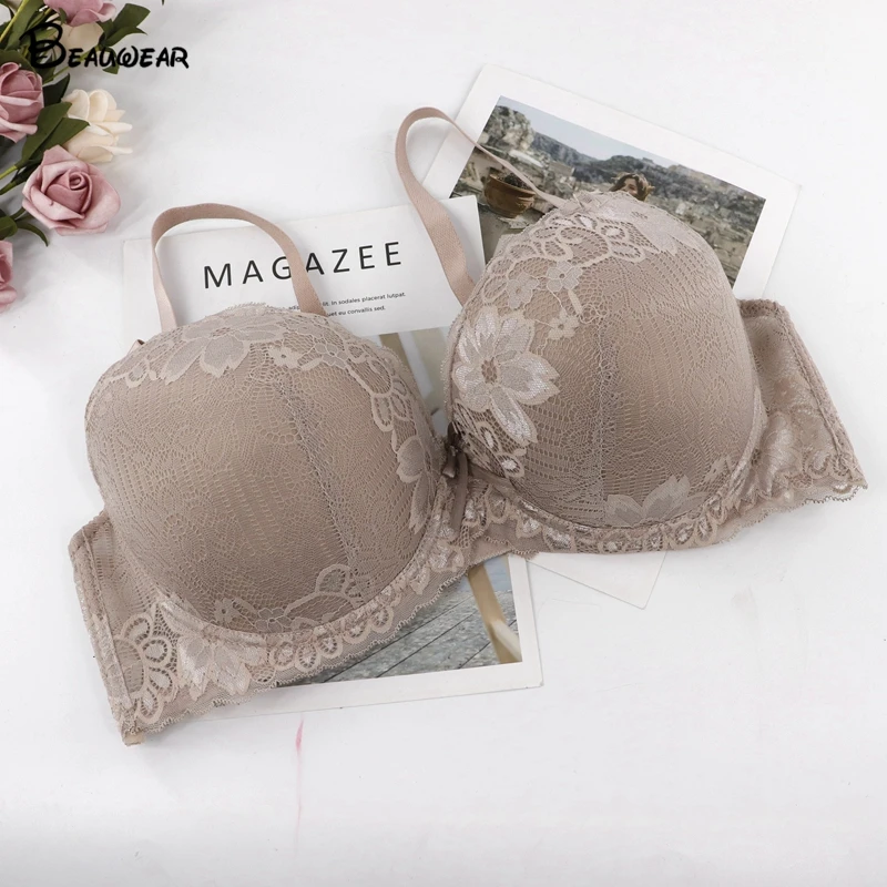 Привлекательные бюстгальтеры Beauwear DD E без подкладки пуш ап полноразмерные