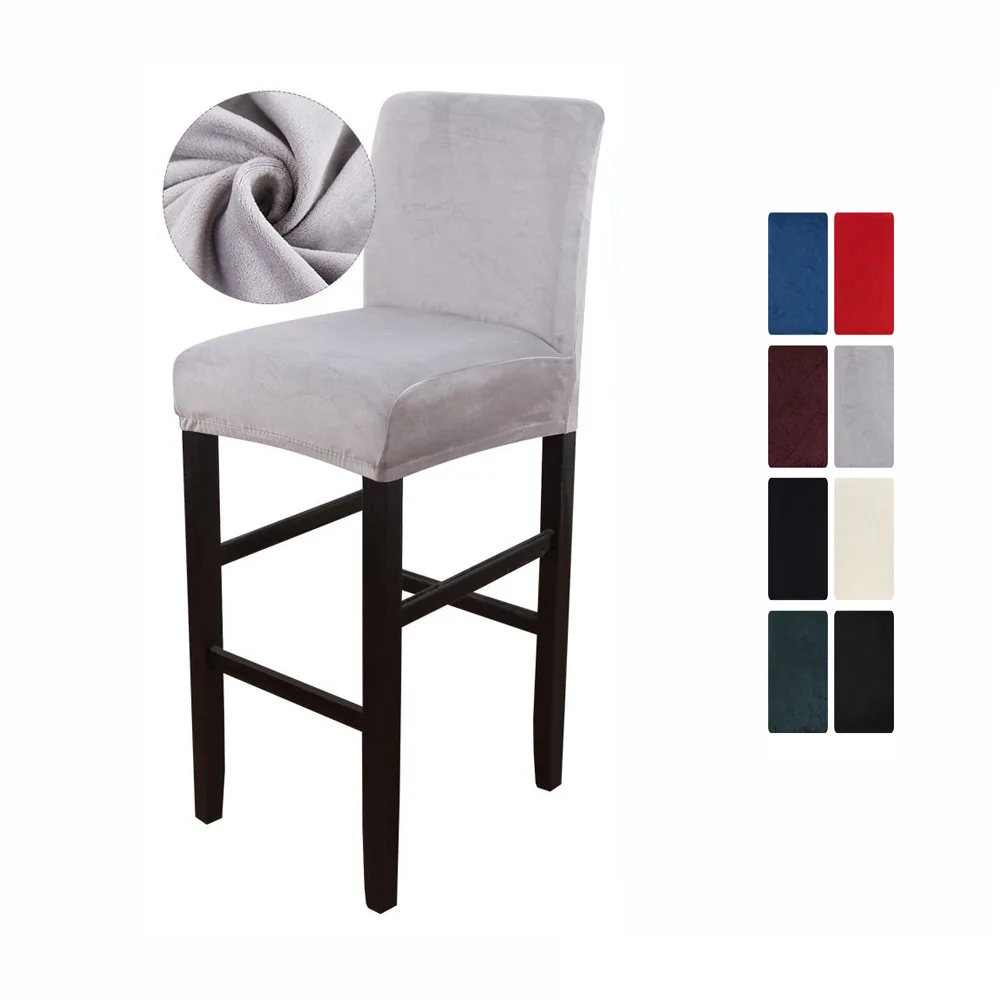 1/2/4/6 шт. бархатный плюшевый барный флисовый чехол для стола защита стула сиденья