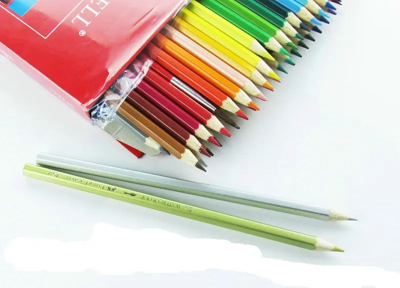 Водостойкий карандаш Faber Castell 12/24/36/48 цветов набор нетоксичных карандашей для
