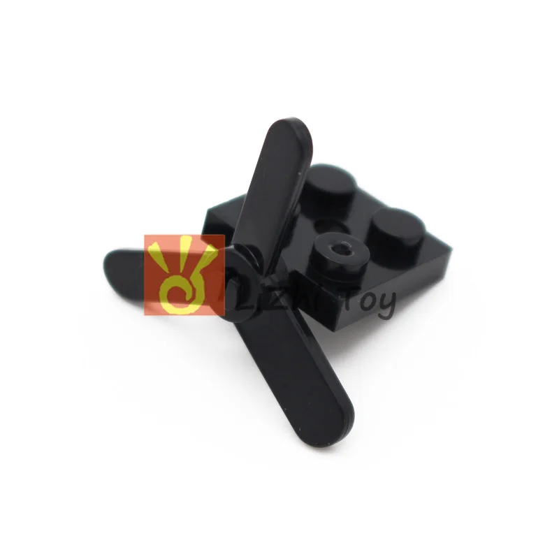 Конструктор MOC 2421, 3 лопасти, совместимый с пропеллерами