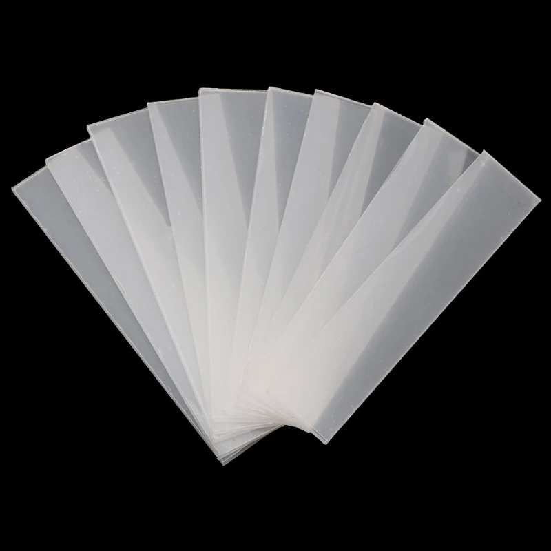 10 шт прозрачный акриловый лак для ногтей советы полоски Обучение Практика