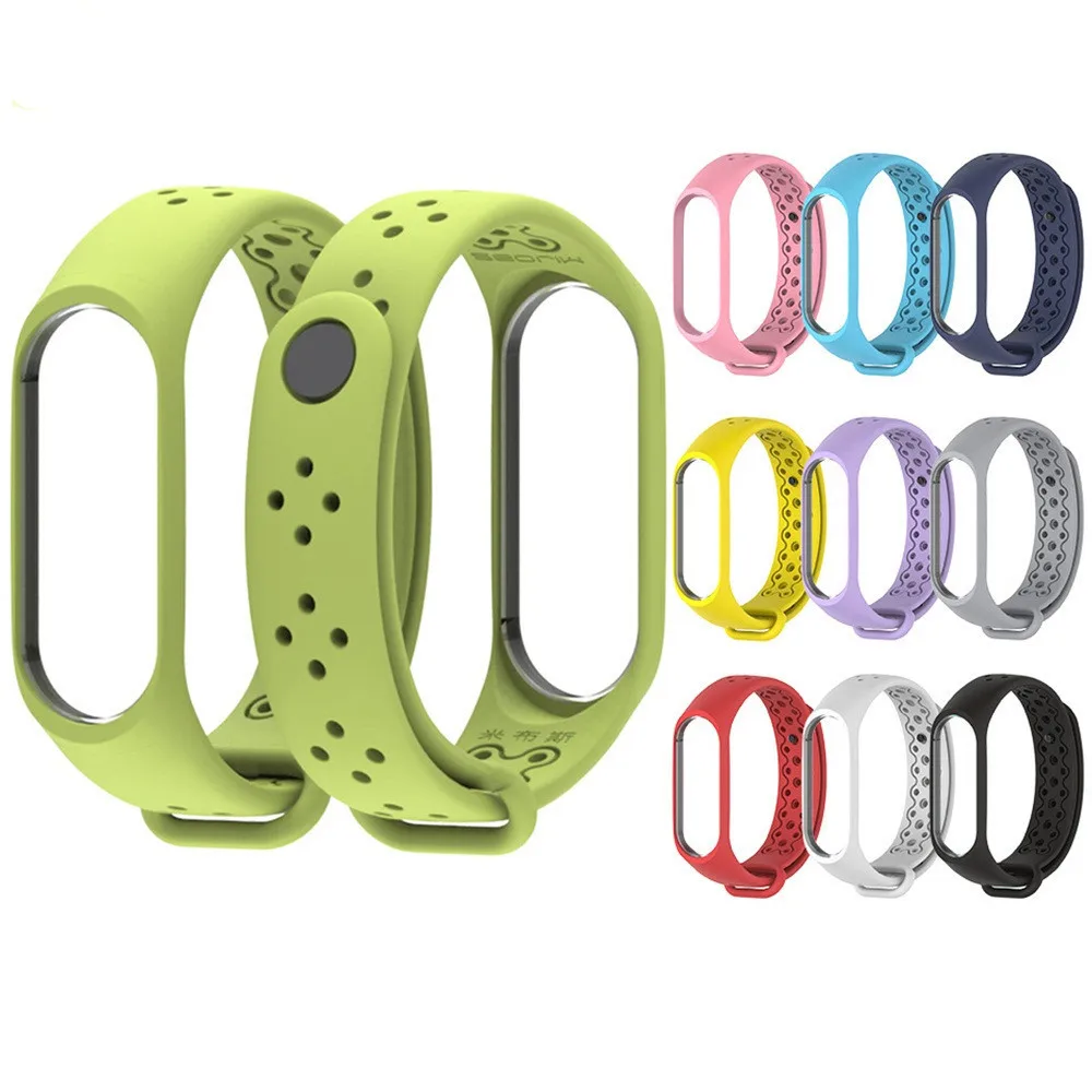 Ouhaobin браслет для Xiaomi Mi Band 3 Смарт-часы замена силиконовый анти-ВЫКЛ наручный
