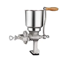 manual grain grinder hand crank grain mill stainless steel home kitchen grinding tool for coffee corn rice soybean