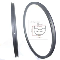 mtb bike rims asymmetrical carbon disc brake 33mm width 25mm profile tubeless circle customize high quality