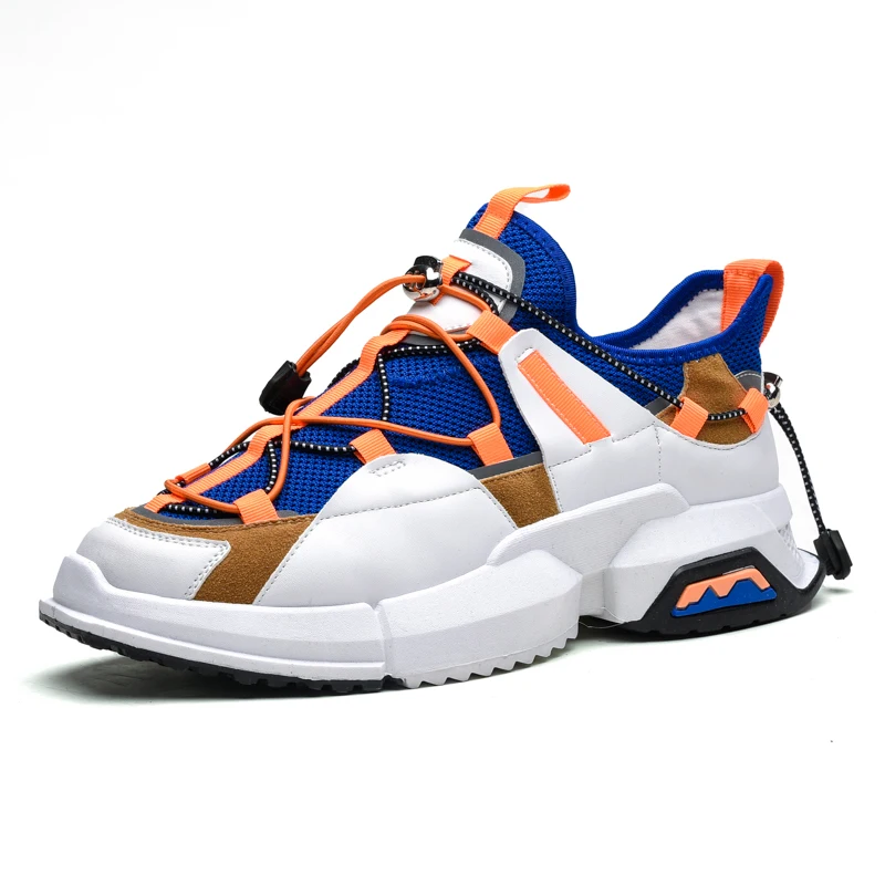 Брендовые трендовые мужские кроссовки уличные цветные удобные спортивные