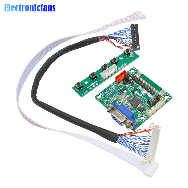 6820-B Универсальный LVDS lcd Montor экран драйвер платы контроллера 5 в 1"-42" Laptor компьютерный модуль части MT6820B DIY Kit