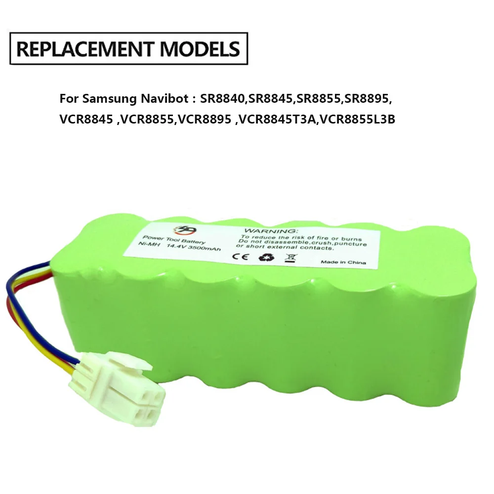 Аккумуляторная Ni MH батарея 14 4 В 3500 мАч для Samsung NaviBot:SR8845 VCR8730 SR8990 VCR8845 SR8F30 SR8730 SR8840|ni-mh