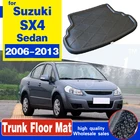 Высококачественный коврик для багажника заднего багажника, напольный поднос, подкладка для багажника, водонепроницаемый защитный коврик для Suzuki SX4 седан 2006-2013, автозапчасти