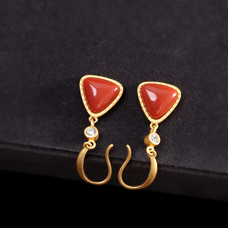 KJJEAXCMY бутик ювелирные изделия s925 Стерлинговое серебро позолоченные женские