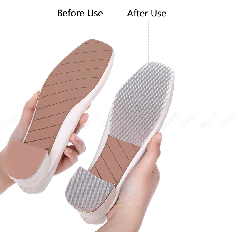 Sunvo Shoe Sole Protector for Women High Heel Leather Shoes Outsole Repair Soles Replacement Anti-slip Self-Adhesive Stickers