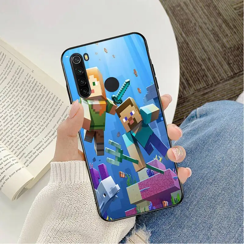 

Sandbox game Mini World Phone Case Phone Case For Redmi K20 Note 5 7 7a 6 8 Pro note 8T 9 Xiaomi Mi 8 9 SE