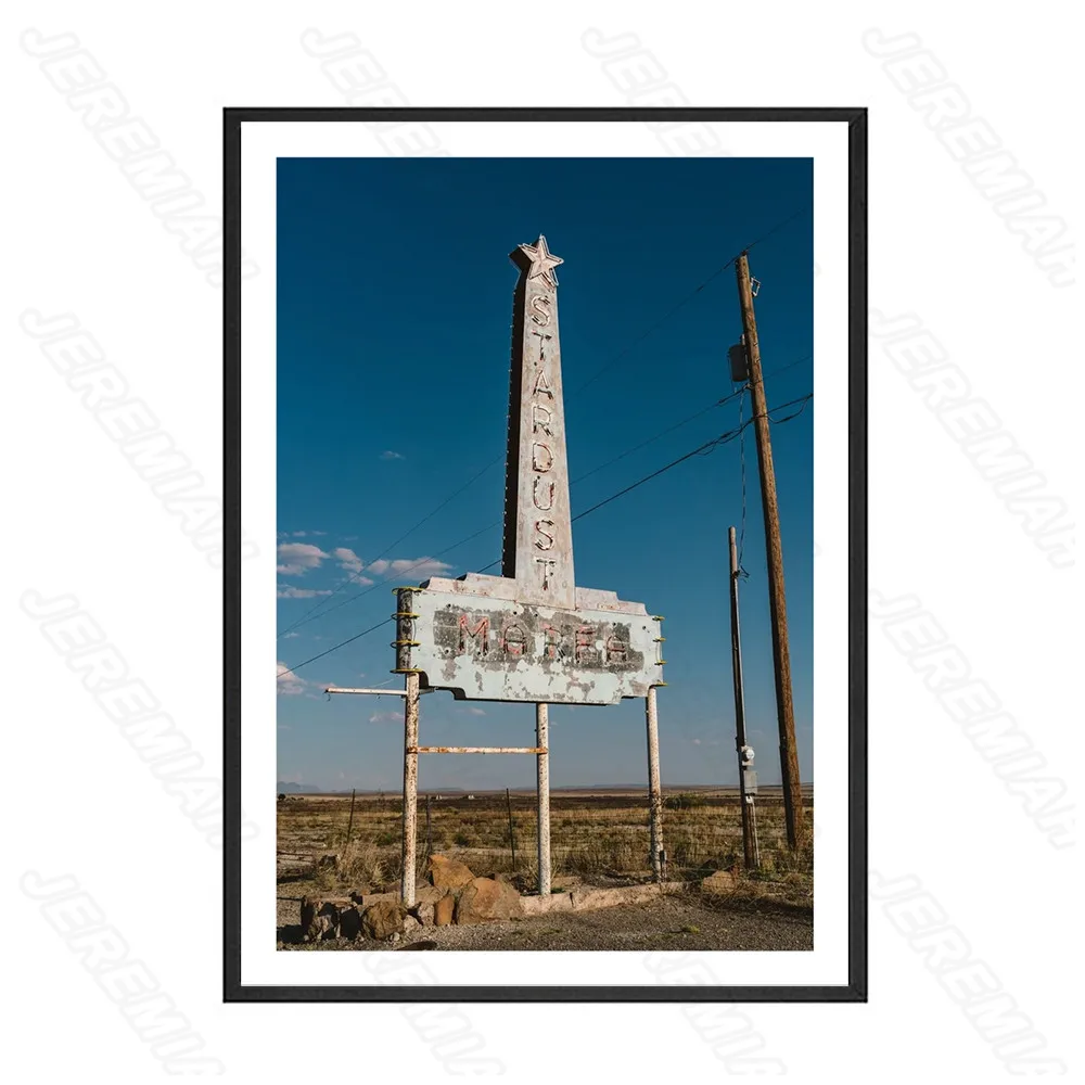 

Sea Cactus Landscape Poster Nordic Style Waterproof Ink Canvas Print Painting Modern Living Room Bedroom Wall Stickers