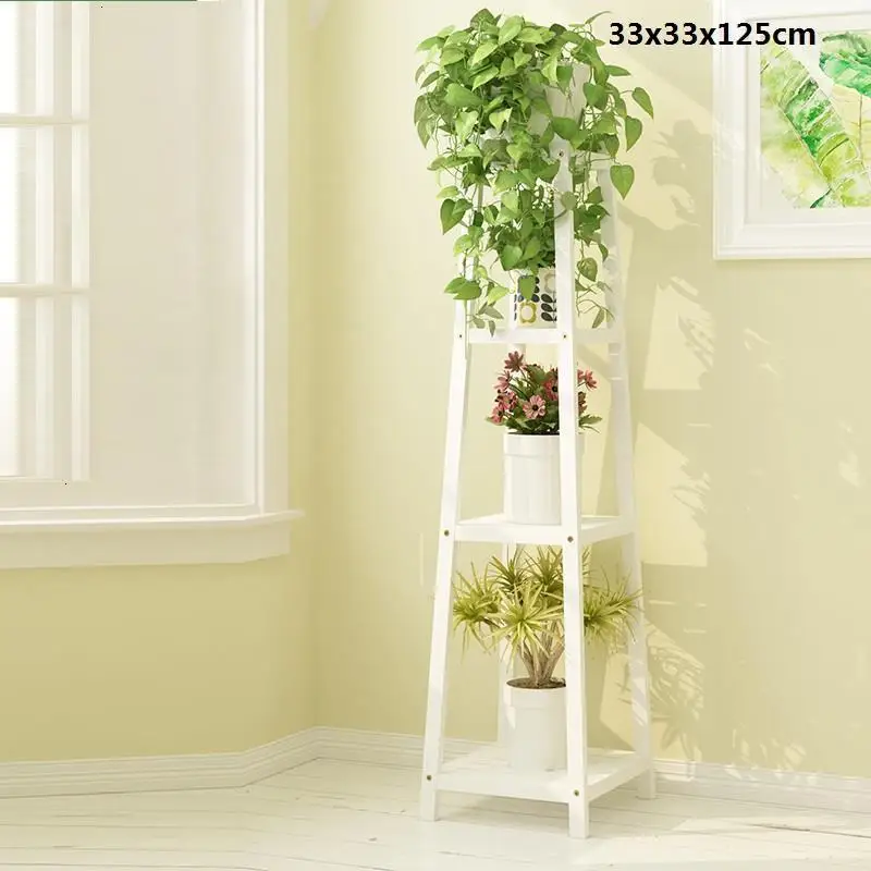 

Suporte Flores Indoor Garden Shelves For Huerto Urbano Madera Plantenrekken Balcony Rack Shelf Outdoor Flower Plant Stand