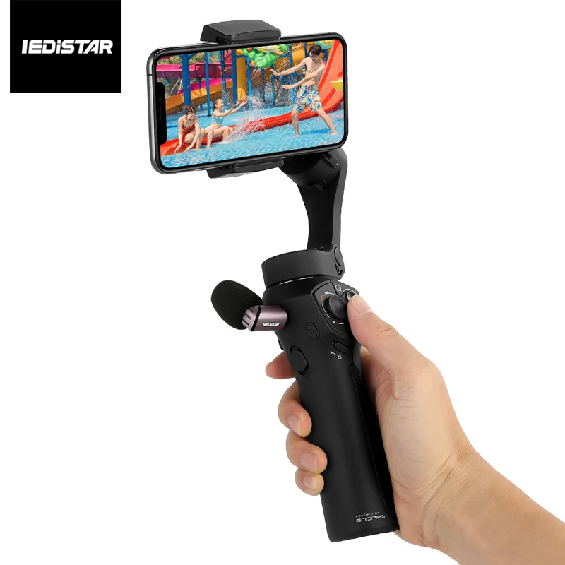 SANLL Gimbal стабилизатор микрофон видео микрофон для iPhone samsung смартфон Телефон Стенд ручной Gimbal