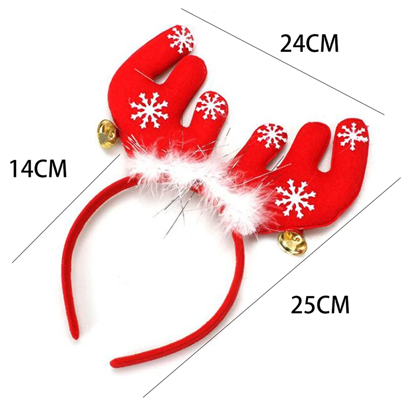 Рождественская елка Санта-Клауса ободки для взрослых детей рожки лося повязка на