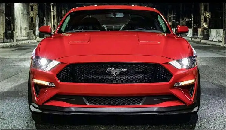 Высокое Качество PP передняя губа Крышка для Ford Mustang GT Стиль