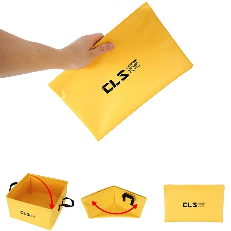 Напольное ведро для воды кемпинга походов сумка пикника мытья посуды