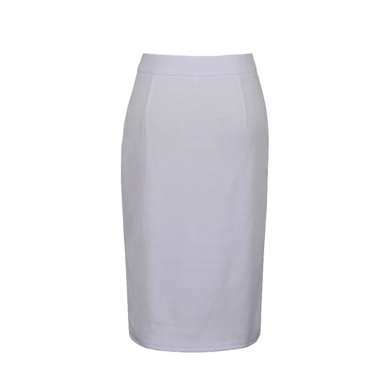 

Autumn Skirt 2020 Skirts Women Saia OL Office Skirt Knee Length High Waist Straight Side Zipper Solid Pencil Saias Lolita Faldas