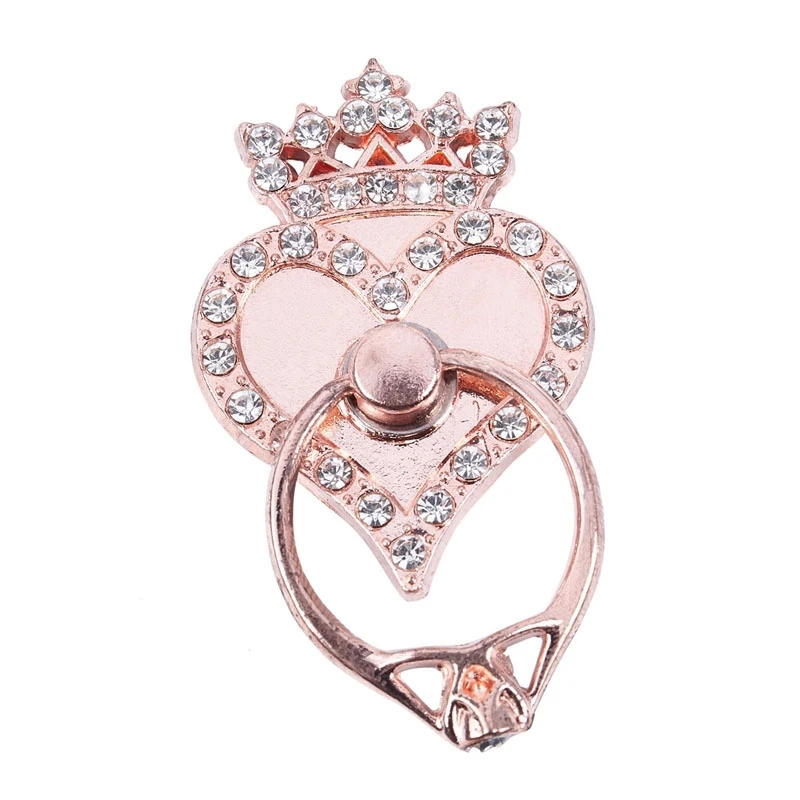 Универсальный держатель в форме сердца для автомобиля пальца розовое